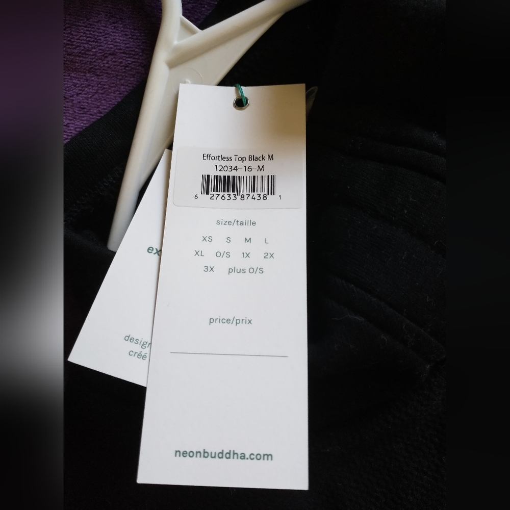 Neon Buddha Effortless Top black - Picture 5 of 5